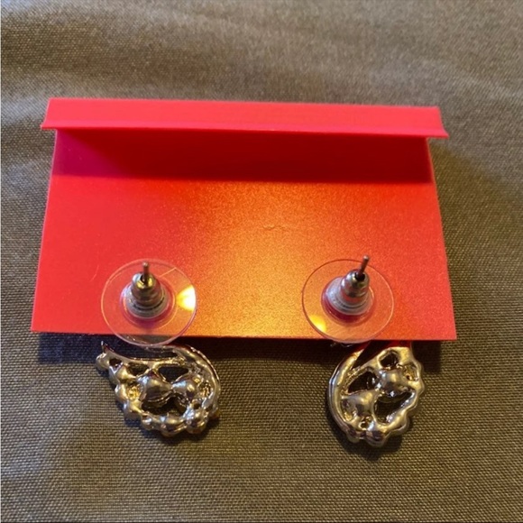 BJ Swan Earrings - Picture 2 of 2